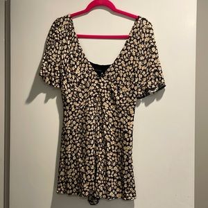 Floral Urban Outfitters Romper